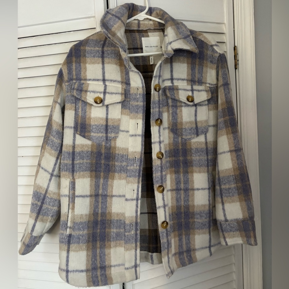 Avec Les Filles Plaid Jacket